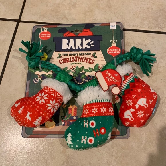 Bark Christmas rope stocking - Picture 1 of 2